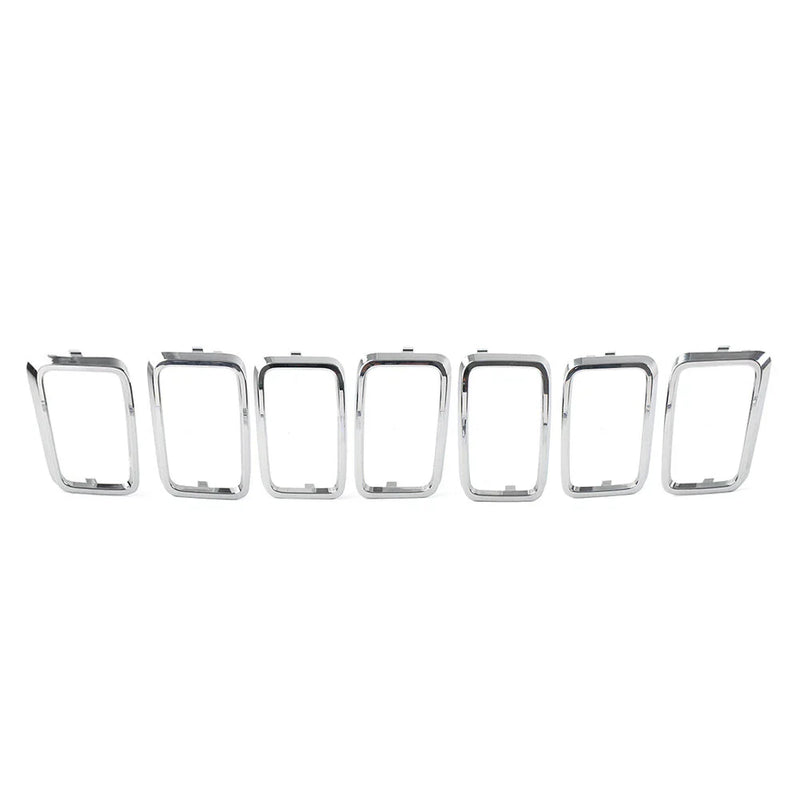 Jeep Grand Cherokee 7x Front Grille Cover Inserts (2017-2021)
