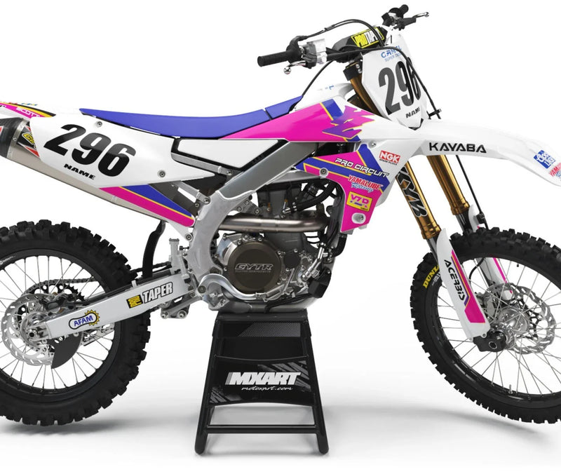 Yamaha PW Pee Wee 80 Stickers Decals Custom Graphic Kit BERM Style