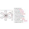 Toyota Coaster Minibus BB10 1982-1993 Cooling Fan Blade 3.2L