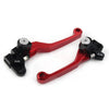 HONDA CRF125R CRF150R CRF250R CRF450R RED Pivot Brake Clutch Levers (97-21)