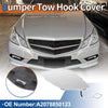 Mercedes-Benz (2012-2018) Silver Tone Front Car Bumper Tow Hook Cover
