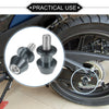Make Model 1 Pair Swingarm Spools 10mm CNC Sliders Titanium Tone