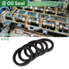 Oil Seal 50x62x8mm NBR Rubber Black 5 x