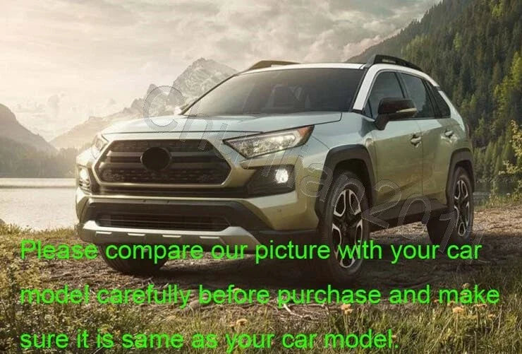 Toyota RAV4 ABS Chrome Front Fog Light Cover Trim (2019-2023)