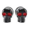 License Plate Black Chopper (M6) 4 x Skull Screws (2010-2023)