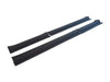 Isuzu D-Max Crew Cab 4 x Matte Black Sill Scuff Plates (2020-2022)
