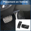 Ford Ranger (2024) Black Automatic Foot Accelerator Pedal Covers