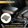 Dodge Ram Microfiber Leather Grey Center Console Armrest Cover