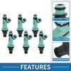 Lexus GS300 Base Sedan (1998-2005) 3.0L Blue 6 x Fuel Injectors