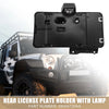Jeep Wrangler JK License Plate Holder with Lamp (2007-2018)
