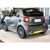 Smart Fortwo Black Rear Bumper Tow Hook Eye Cover (2016-2018)