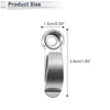 Universal Motorcycle Handlebar Hook Load-Bearing Capacity Silver Tone