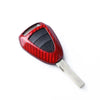 Porsche Boxster 911 Cayman Red Carbon Fiber Key Case Cover