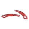 VW Golf 7, Polo Carbon Fiber Red Steering Wheel Paddle Shifter Extensions (2013-2023)