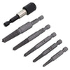 Pipes Bolt Easy Out Tool 6 x Stud Screw Extractor Remover