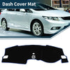 Honda Civic FL5 2022-2024 Sun Protector Black Blue Dashboard Dash Cover Mat