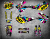 Kawasaki KX 250 (1999-2002) RUSH STYLE Stickers Custom Graphics Full Kit
