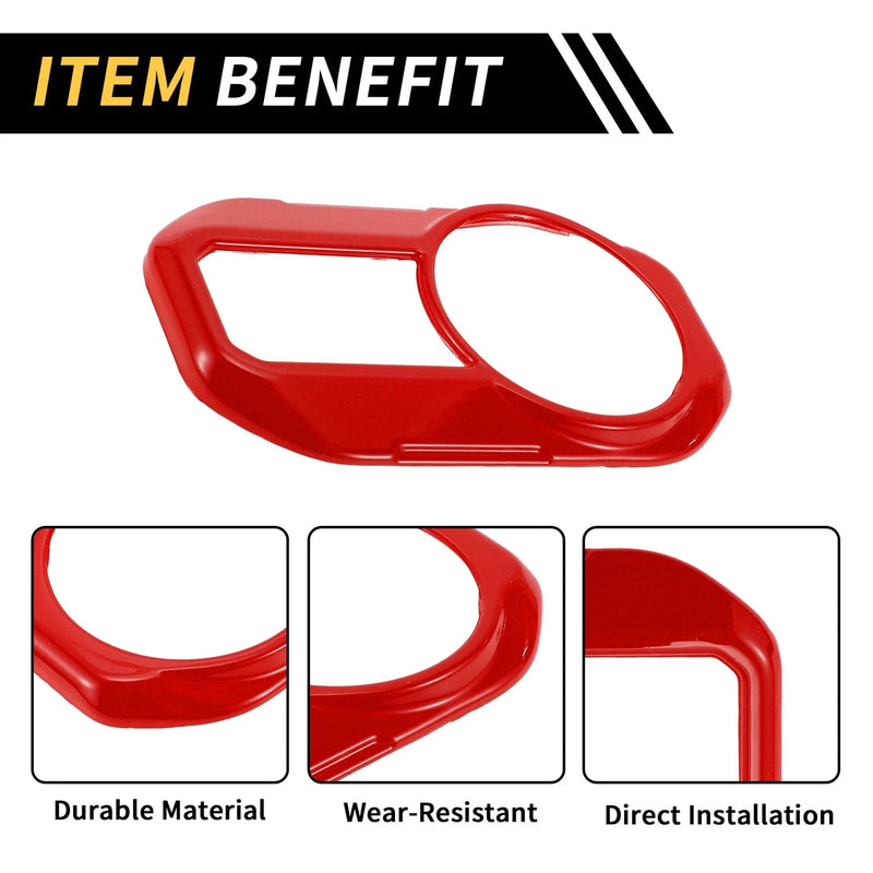 Jeep Gladiator JT (2020-2024) Red 1 Pc Headlight Button Panel Cover