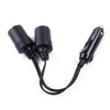 Car Double Twin Cigarette Lighter Socket Plug Charger Splitter