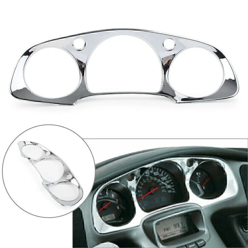 Honda Goldwing GL1800 ABS Chrome Instrument Panel Accent Cover Trim (2001-2005)