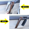 Land Cruiser Prado 4 x Wood Grain Front Door Armrest Covers (2010-2018)