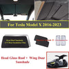 Tesla Model X Head Roof Wing Door Sunshade Sunroof Net Blind
