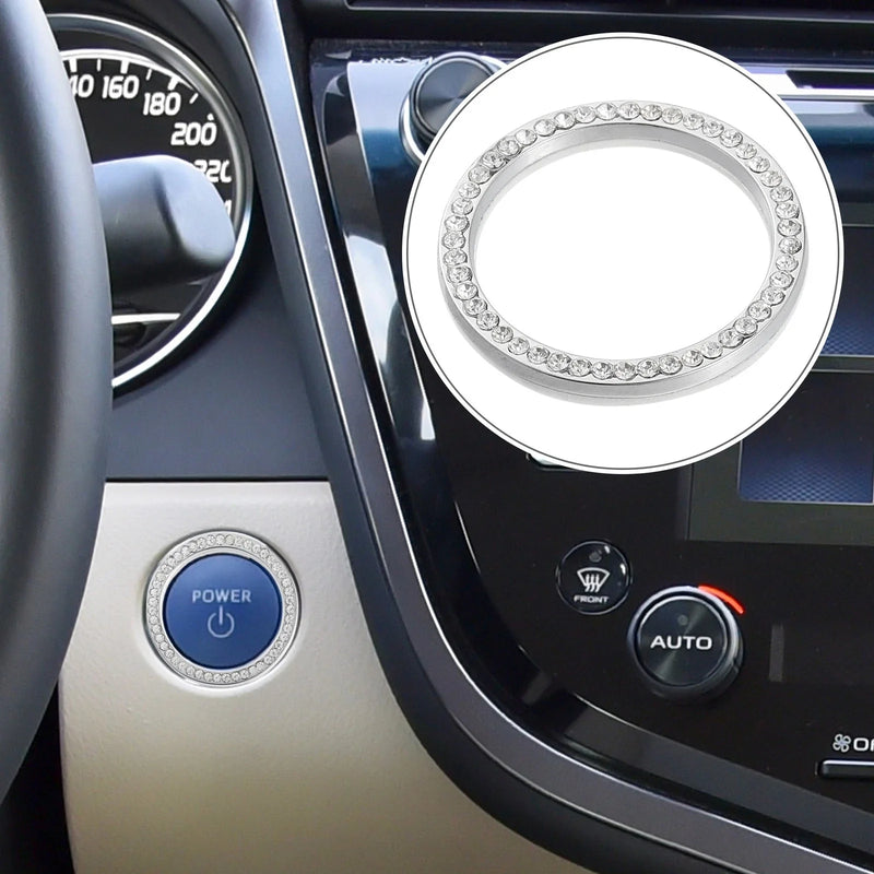 Honda Civic (2017-2020) Silver Tone Engine Start Stop Button Cover
