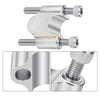 Motorcycle & ATV Dirt Bike Handlebar Risers / 7/8 / Silvery