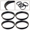 Hub Centering Rings 74 1mm x 72 6mm Set of 4