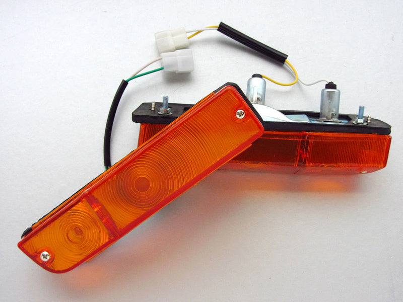 Datsun 1200 B110 B210 120Y Front Parking & Signal Lights (1970-1978)