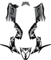 Yamaha Raptor 90 YFM ATV 2016-2023  YinYang Style Graphics Stickers