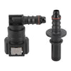 SAE 9 49 14 x Nylon Fuel Line Quick Disconnect 90° Elbow ID 6mm