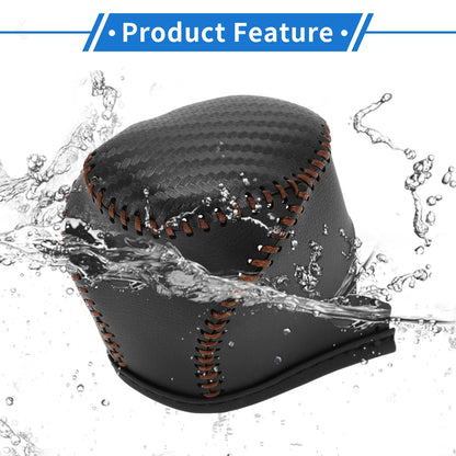 Gear Shift Knob Cover for Toyota CH-R 2017-2021 Black Carbon Fiber