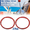 Yamaha Red 2 x 40ft 472 Inch Marine Type Shift Remote Control Box Cable