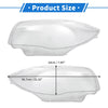 BMW 120i Headlight Lens Covers Front Left Right