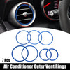 Mercedes Benz W205 7 x Air Conditioning Outer Vent Ring Trim Covers