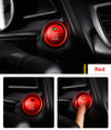 Mazda 3 6 2014-2019 Gold Aluminum Interior Engine Start Button Cover Trim