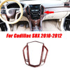 Cadillac SRX Brown Wood Console Panel Cover Trim (2010–2012)