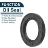 Make Model Oil Seal 45x70x8mm Rotary Shaft Seal NBR Rubber 5Pcs