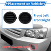 Toyota Highlander Front Bumper Fog Light Cover / 1 Pair /