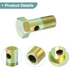Motorcycle 2 x Hollow Bolt Screws / G1/4 38mm / Imperial Thread