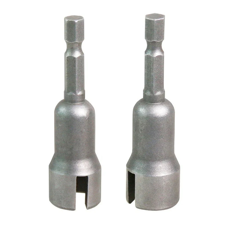 Car Alloy Forged Slotted Butterfly Nut Socket Wrench 14 Hex Drive