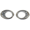 Fog Light Surround Cover Trims Chrome Pair Fits Mazda BT-50 Pickup UTE 2006-11