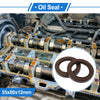 Make Model Oil Seal Rotary Shaft Seal 55x80x12mm Brown 2 x