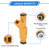 Jeep Cherokee 1989-1998 4.0L Yellow 1 x Piece Fuel Injector