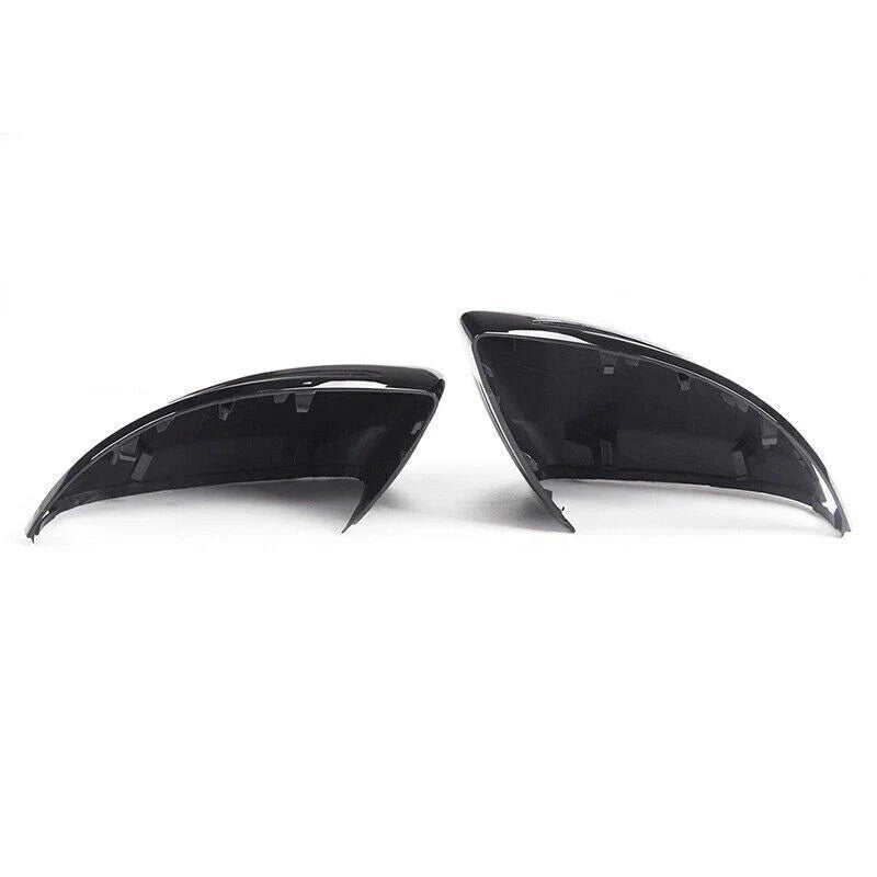 Benz C E GLC Class 2 x Mirror Cover Caps Gloss Black (2016-2020)