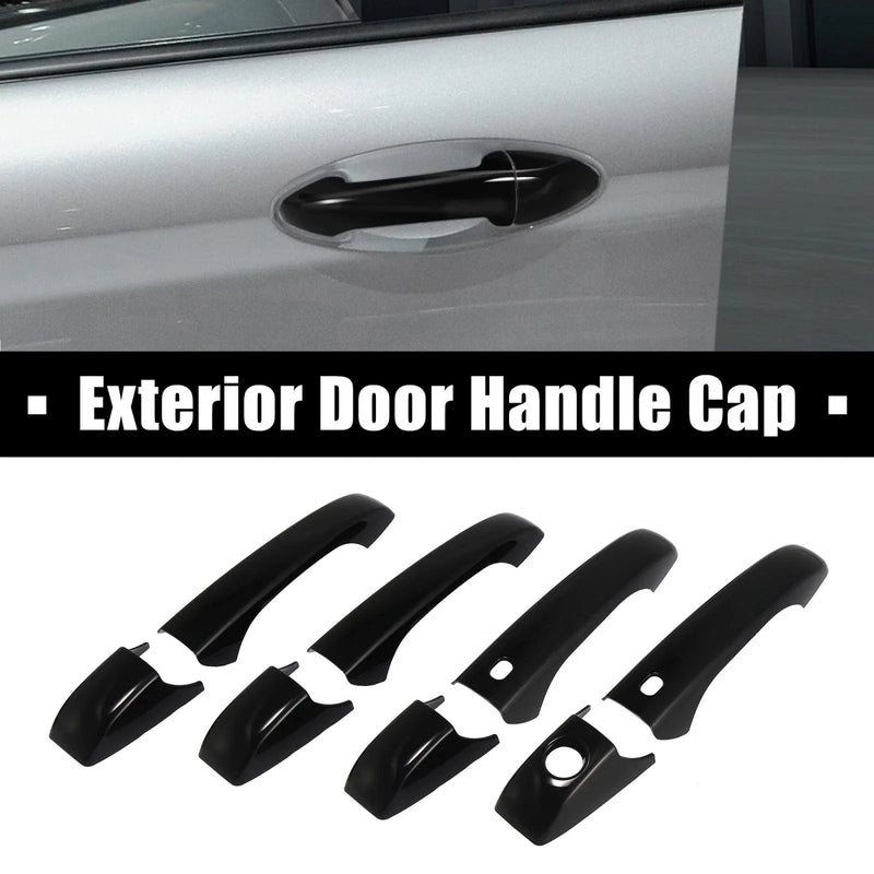 Jeep, Dodge, Chrysler - Glossy Black 4 x Door Trim Handle Covers