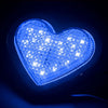 Car Indicator Lamp Blue Heart Shaped LED Side Marker Light