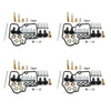Yamaha YZF R6 600 4 x Carburetor Repair Kits (1999-2002)