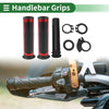 Motorcycle 7/8" 22mm Hand Grips Cover Diamond Pattern